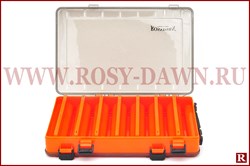 Двухсторонняя коробка для воблеров Rosy Dawn, средняя, цветная