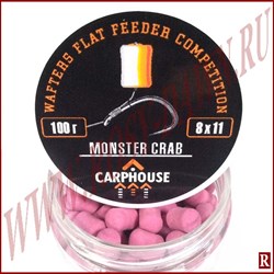 CarpHouse Wafters Flat Feeder, 8*11мм, monster crab - фото 16866