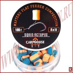 CarpHouse Wafters Flat Feeder, 8*11мм, squid octopus - фото 16868