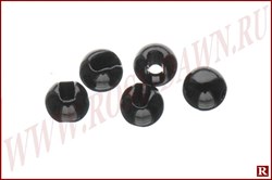 Slotted Tungsten Beads Black - фото 19296