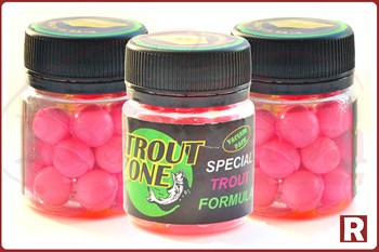 Trout Zone Edible Ball 12мм, 20шт, сыр/pink - фото 8496
