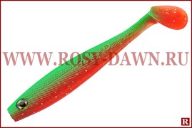 Rosy Dawn Pro Shad 140мм, 7шт, 019(orange/green)
