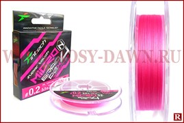 Intech Micron Braid PE X4 Pink, 100м, #0.2(0.074мм)