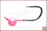 Форелевые безбородые джиг-головки 3шт, крючок №6, 0.5гр (розовый, Hayabusa)