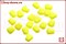 Искусственная кукуруза Baracuda(желтая флюо, ягода), 20шт - фото 11146