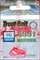 Крючки для блесен Trout Bait UV Hooks 8001, 5шт, №6, красный флюо