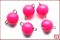 Грузила-чебурашки разборные, флюо.розовые, 0.8гр, 5шт. (Тула)