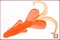 Нимфы Native Trout Nimph 1.6", 6шт, PA30(orange-сыр) - фото 9738