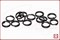 Заводные кольца Split Ring Rosco Matt Black №1, 16шт, 6кг - фото 9810