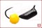 Мормышка "Гвоздешарик", Ø2.5мм, 0.85гр. (многогранный желтый шарик) - фото 9992